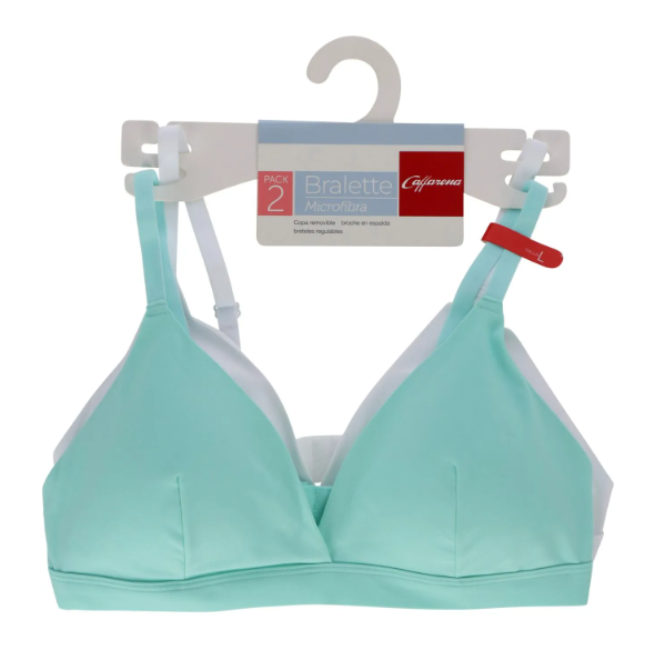 BRALETTE MICROFIBRA Pack 2 MT4283
